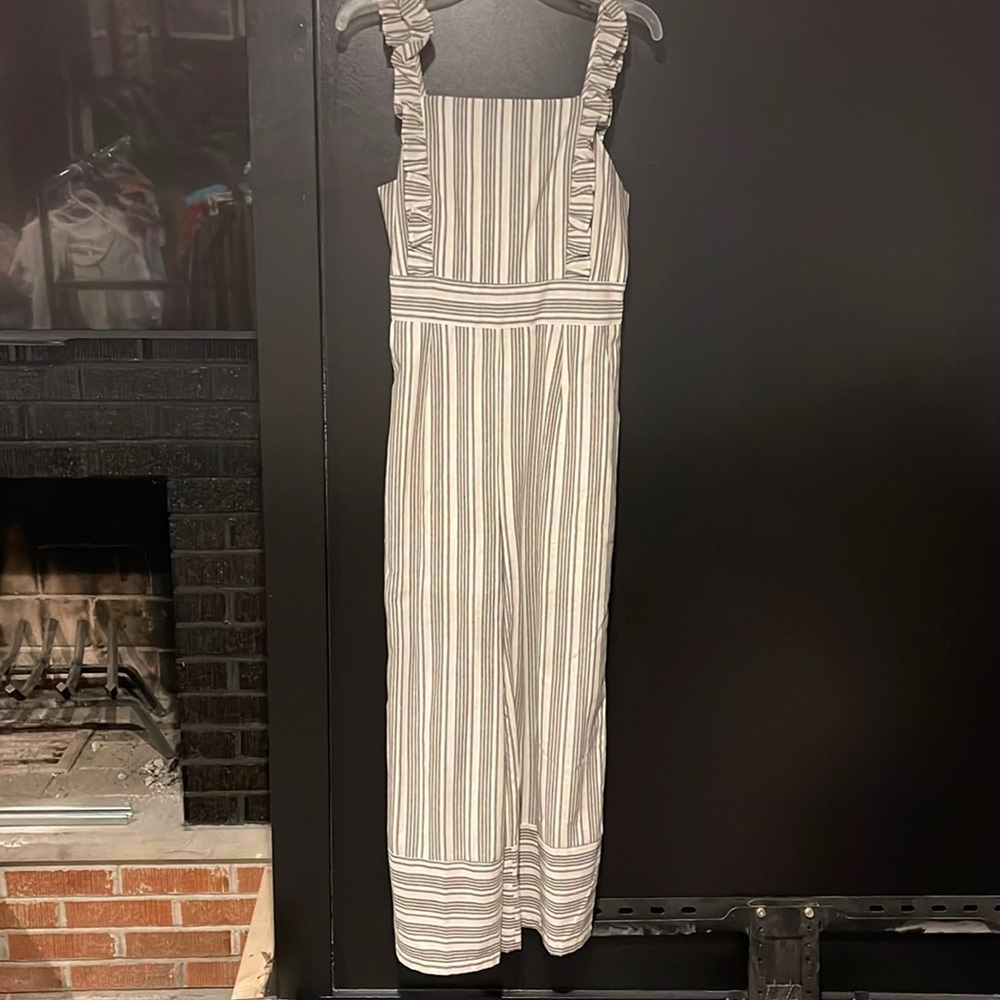 HYFVE Striped Jumpsuit, size Medium
